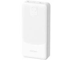 Powerbank Dudao K10 10000mAh 2.4A 2 x USB-A - baltas