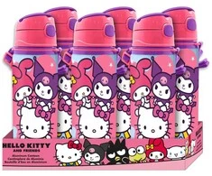 Kids Euroswan - Priedai licencyjne Bidon su paskiem 600ml hello kitty&amp;friend