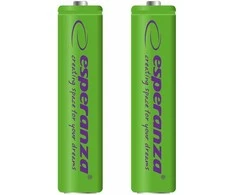 ESPERANZA AKUMULATORKI NI-MH AAA 1000MAH 2SZT. ZIELONE
