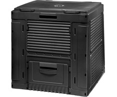 Keter E-COMPOSTER kompostavimo dėžė su pagrindu, 470 L