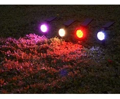 Solar lantern rgbw led garden christmas lamp