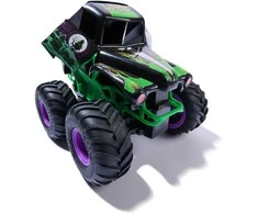 Nuotoliniu būdu valdomas visureigis MONSTER JAM RC Smash &amp; Bash Grave Digger