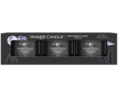 Yankee Candle Aromatinių žvakių rinkinys (Midsummer’s Night), 3 x 37 g