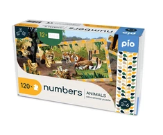 PIO Lavinanti dėlionė NUMBERS - ANIMALS, 3-6 metų vaikams