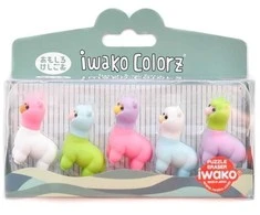 IWAKO trintukų – dėlionių rinkinys „Colorz Lama”