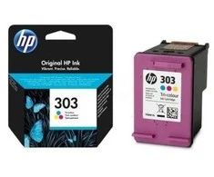 Hewlett Packard (HP) HP 303 trispalvė rašalo kasetė