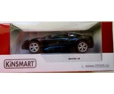 KiNSMART automobilis, BMW i8, juodas