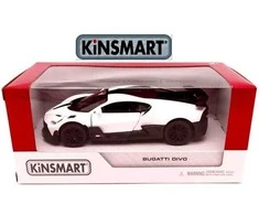 KiNSMART automobilis, Bugatti Divo, baltas