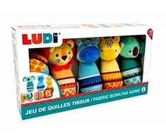 Ludi "Medžiaginis boulingas", 10+ mėn.