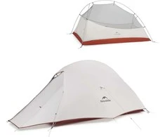 Naturehike lengva vienvietė kempingo kupolinė palapinė Cloud Up Pro, atspari vandeniui, 3 sezonų, 1,55 kg