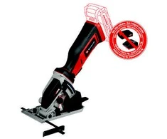 Einhell Akumuliatorinis mini diskinis pjūklas TE-CS 18/89 Li be akumuliatoriaus ir kroviklio