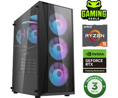 Stacionarus kompiuteris Stacionarus žaidimų kompiuteris Varlė Gaming | AMD Ryzen 5 5500 + GeForce RTX 3050 6GB | 16 GB RAM | 500GB SSD M.2
