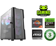 Stacionarus žaidimų kompiuteris Varlė Gaming PC Powered by MSI | AMD Ryzen 5 7500F + RTX 5060 | 16 GB DDR5 | 1 TB M.2 NVMe SSD