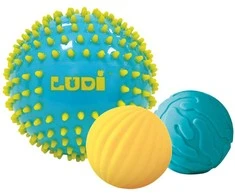 Ludi - Sensory ball set - Mėlyna (LU30021)