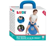 LUDI šokinėjimo kamuolys, mėlynas 45 cm