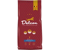 Delcon Visavertis pašaras suaugusiems šunims REGULAR PLUS su žuvimi / 3kg