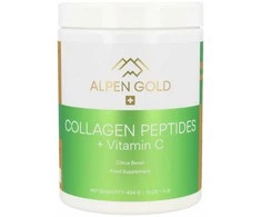 Maisto papildas Alpen Gold Kolageno Peptidai + Vitaminas C, 454 g