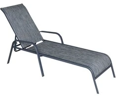 Gultas 205x61x49cm juodas