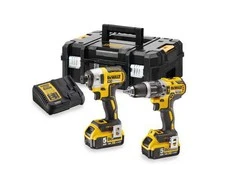 DEWALT akumuliatorinių įrankių rinkinys DCK266P2T 18V (DCD796 + DCF887) 2x5.0Ah, TSTAK II lagaminas