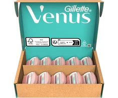 Skustuvo moterims Gillette Venus ComfortGlide Spa Breeze keičiamos galvutės, 10 vnt.