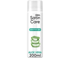 Skutimosi želė Gillette Satin Care Sensitive Aloe Vera Glide, 200 ml