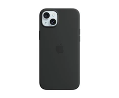 iPhone 15 Plus Silicone Case with MagSafe - Black