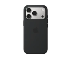 Apple iPhone 17 Pro Silikoninis dėklas with MagSafe – Black