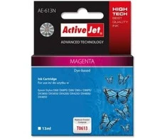 Activejet AE-613N ink for Epson spausdintuvas, Epson T0613 replacement; Supreme; 12 ml; magenta