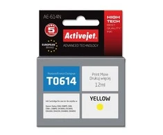 ACJ Activejet AE-614N ink for Epson spausdintuvas, Epson T0614 replacement; Supreme; 12 ml; yellow