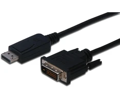 Assmann Electronic ASSMANN adapteris DisplayPort 1.2 DVI-D 24+1 M/M skaitmeninis Full HD Dual Link 1m maks. 2560 x 1600