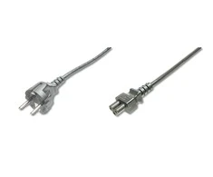 Digitus Assmann Electronic ASSMANN maitinimo laidas CEE 7/7 (Typ-F) - C5 M/F 0 75m H05VV-F3G 0,75qmm bl