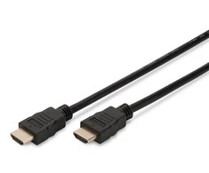 Assmann Electronic Assmann elektroninis ASSMANN HDMI 2.0 kabelis 2xHDMI A tipo kištukas HDMI didelės spartos su eternetu 3 m masiniu 4K Ultra HD ir 3D ARC CEC