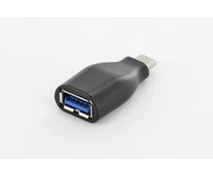 Assmann Electronic DIGITUS USB Type-C adapteris, tipas C į A M/F Super-Speed bl