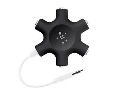 Belkin F8Z274bt RockStar 5 x 3,5mm Jack Audio Splitter balta