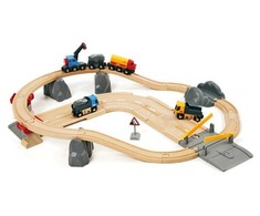 BRIO World 33210 - Rail &amp; Road Kivenlastaus -junarata