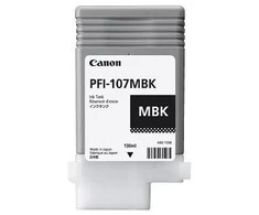 Rašalinė Canon PFI107MBK matte juodas | 130ml | iPF68X, 78X