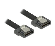 Delock SATA - SATA, 0,5 m, juoda (83841)