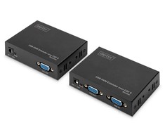 Assmann Electronic DIGITUS DS-51201 KVM Extender USB 1 Local + 1 Remote User iki 200M CAT5 UTP resolution 1920x1080 at 60Hz