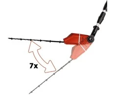 Akumuliatorinė aukštapjovė - gyvatvorių žrklės Einhell GE-HC 18 LI T Kit