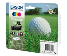 Rašalas golfo kamuoliukas Multipack Epson 4 spalvų 34XL DURABrite Ultra | 48,7 ml