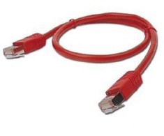 GEMBIRD PP22-2M/R Gembird patchcord RJ45, cat.5e, FTP, 2m, raudona