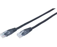 Gembird Cablexpert | Komutacinis laidas Cat.5e UTP 0.25m | Juodas RJ-45 | RJ-45