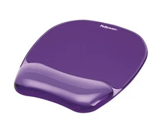 FELLOWES CRYSTAL PURPLE Pelės kilimėlis riešo atrama