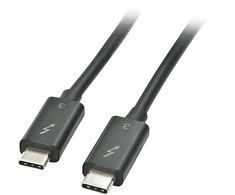 Thunderbolt Laidas - LINDY Thunderbolt 3 Laidas, 40Gbps, 100W PD, 0.5 m, Juodas