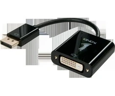 Adapteris - LINDY DisplayPort į DVI-D Aktyvus Adapteris Konverteris, 1920x1080@60Hz, 160mm, Juodas