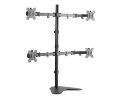 Logilink BP0046 Quad Monitorius stalinis stovas 13"-32" | Logilink | Stalinis laikiklis | BP0046 | 13-32" | Maksimalus svoris (talpa) Kiekvienos rankos keliamoji galia: Maks. 8kg kg | Juodas
