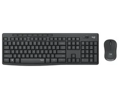 Belaidė klaviatūra su pele Logitech MK295, US kalba, Juodos spalvos