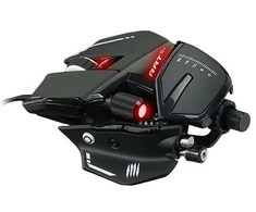 Žaidimų pelė  Mad Catz R.A.T. 8+, juoda