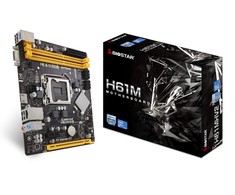Pagrindinė plokštė Biostar H61MHV2/LGA 1155/Micro-ATX/Intel H61