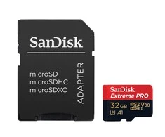 Atminties kortelė SanDisk microSDHC Extreme Pro 32GB U3 V30 UHS-I A1 100/90 MB/s